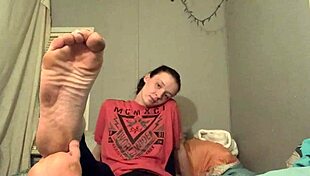 Detailed View Of Dirty White Girl Feet