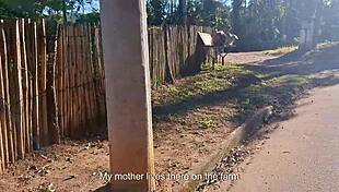 met country girl on street, took her to woods for doggystyle