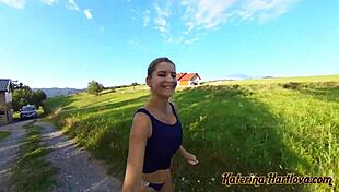 i'm running, my big tits bouncing, feel like you're with me