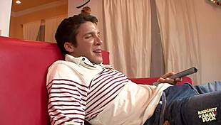 His tool stretch my pink hole and creampie my asshole