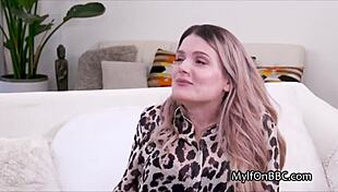 Blonde Cougar Seduces Neighbor