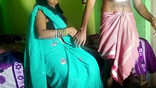 During oil massage, father-in-law fucks daughter-in-law hard in doggystyle