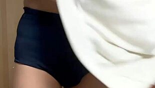 妄装 水泳部女子の競泳水着を着てアナル調教される