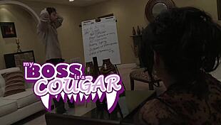 Brunette Milf Teacher Seduces Her Student in Class