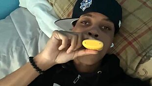 big booty girl wears a bonnet while she getting backshots pt 3