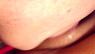 Old nerd sucks young pussy hard.