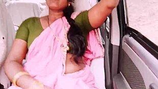 beautiful housewife, are you cheating on husband with boyfriend in car?