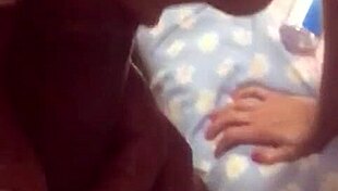 Detailed scene of a couple engaging in intense cock sucking