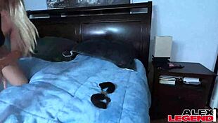 golden beauty kay lovely gags on huge dick during trick or treat