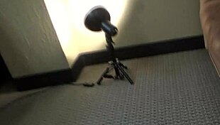 peaches gets interviewed and sucks cock in pov