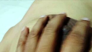 Desi Indian wife gets big ass massage from sales boy