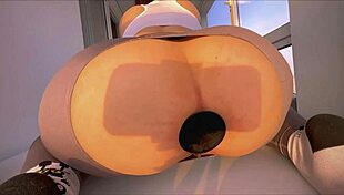 'my ass fell on huge dildo'