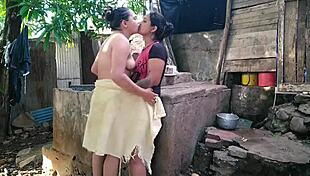 Friend invites me to ranch for pussy tongue massage!