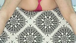 Look at this MILF in red lingerie!