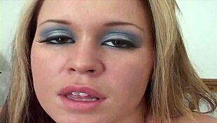 Brandy talore's heavy big tits cumshot