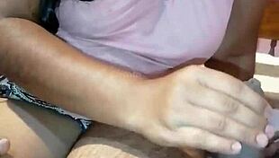 Indian Step Mom Makes Son Cum With Handjob Milf Best Handjob