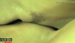 Lesbian Tribadism Sex Fight Pussy To Pussy!