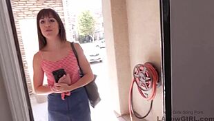 sexy brunette step mom gets fucked during casting audition