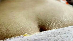 Desi Indian wife gets big ass massage from sales boy