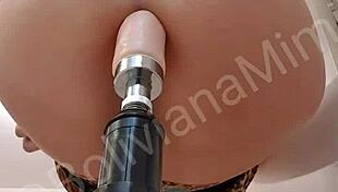 Intriguing Use Of Sex Machine On Sensitive Areas For Relaxation.