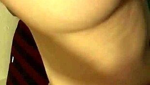 Bella takes on a fan with her big ass and monster cock!