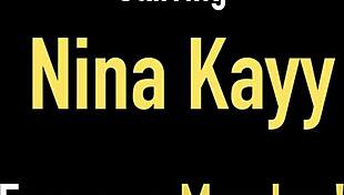 gorgeous nina kayy takes his warm load of cum on her nice big tits