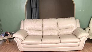 Two milf lesbians fuck with strapon