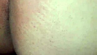 amateur bbw wife gets creampie in doggystyle from horny husband