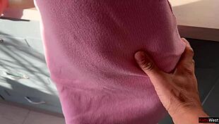 fucking my roommate in anal on the kitchen table while her boyfriend sleeps in the next room