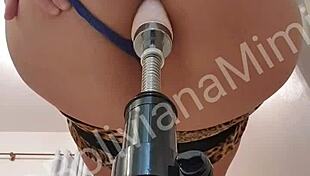 Intriguing Use Of Sex Machine On Sensitive Areas For Relaxation.