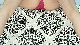 Look at this MILF in red lingerie!