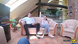 hunt4k young lovers stuck in the city, so the girl gets fucked outdoors