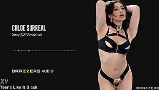 Chloe Surreal Gives Sexy Jerk Off Instructions In Voicemail At Hotel