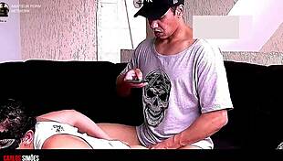 Athletic Latino Macho Penetrates Submissive Mature Latina's Tight Ass in Homemade Couple Video