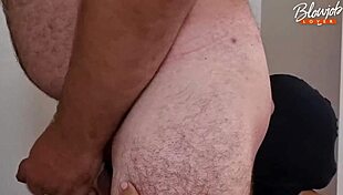 Wife's deep throat training turns into cum on face rimming in full scene