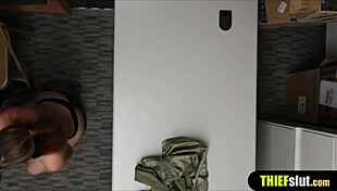 Geeky And Cute Shoplifter Rough Fucked On The Cctv