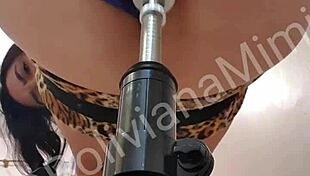 Intriguing Use Of Sex Machine On Sensitive Areas For Relaxation.