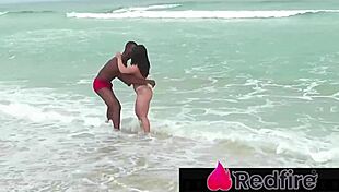 morena sucked cock on beach