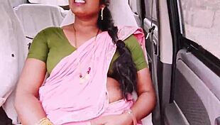 beautiful housewife, are you cheating on husband with boyfriend in car?