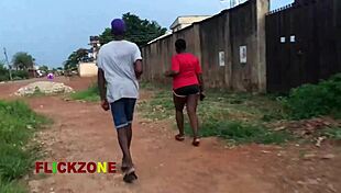 Ebony Amateur Engages In Sports, Love, And Sex With Oiled Body