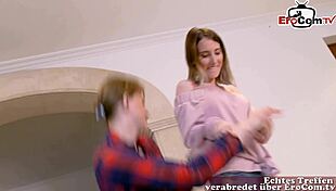 petite german teen tries strapon first time