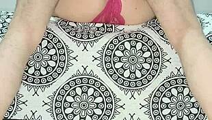 Look at this MILF in red lingerie!