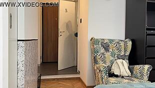 Embarrassment Hit When I Dropped The Towel In Front Of The Delivery Man In A Real Delivery.