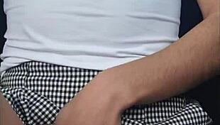 Hey, while boyfriend drives, I tease with toy and cum on seat.