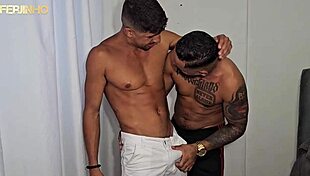 My Big-Dicked Friend Flaunts His Monster Cock In Amateur Action