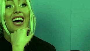 small tits babe blows cock