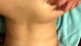 Bella takes on a fan with her big ass and monster cock!