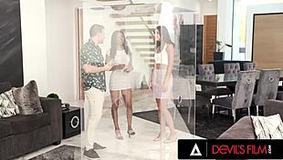 Devils Film's Hottest Ffm Threesome Compilation! Big Tits Milfs And Teens Face Fucking!