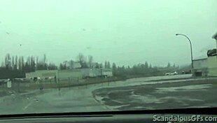 does teen hottie masturbate in car with friends watching?