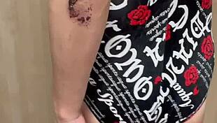 妄装 水泳部女子の競泳水着を着てアナル調教される